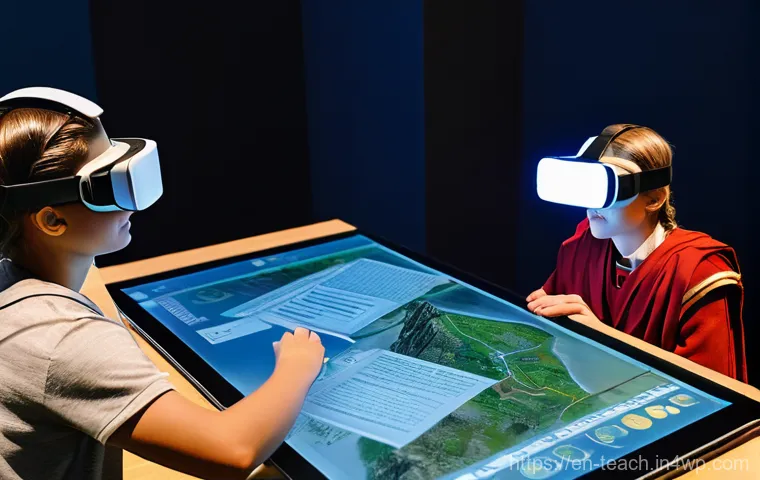 테크놀로지 기반 학습의 미래 - **AI-Powered Personalized Learning Session**
    A bright, modern learning hub with soft, natural li...